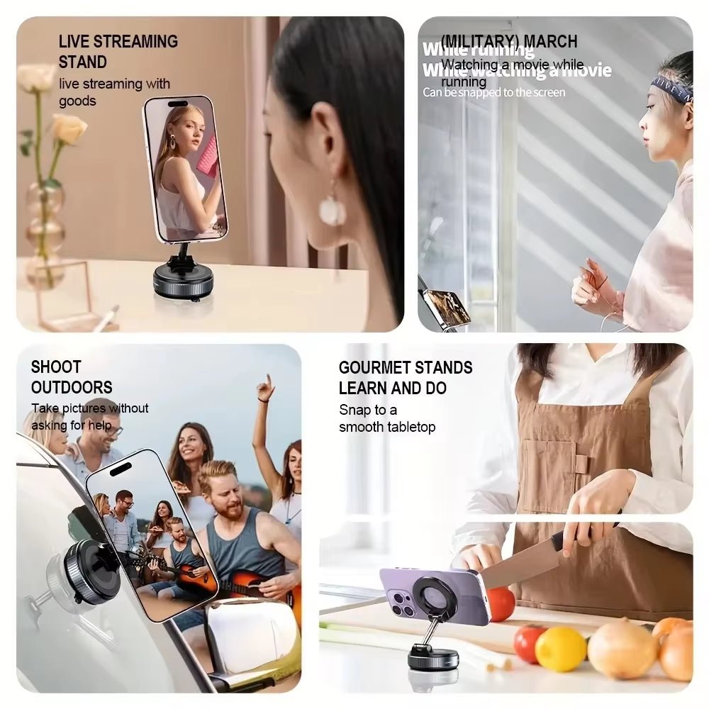 Lenovo CAR Phone Magnetic Stand Multi-Functional Vacuum Adsorption Stretching and Folding 360° Rotate Navigation Stand