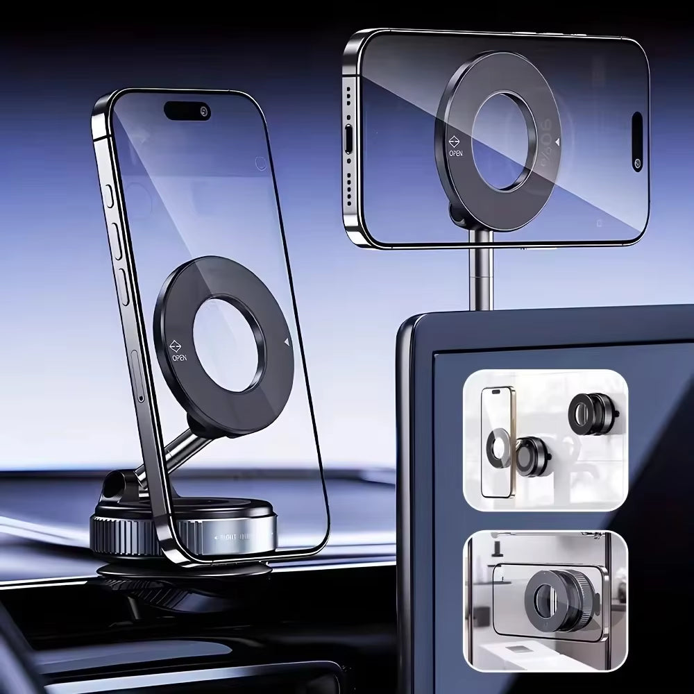 Lenovo CAR Phone Magnetic Stand Multi-Functional Vacuum Adsorption Stretching and Folding 360° Rotate Navigation Stand